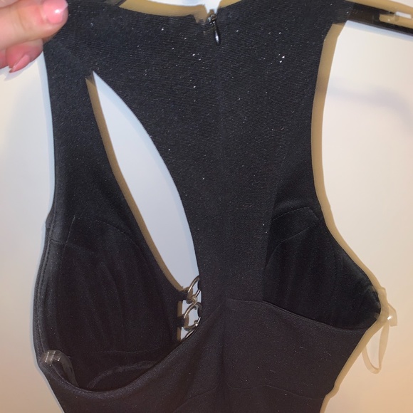 Black shimmer prom dress - Picture 4 of 4